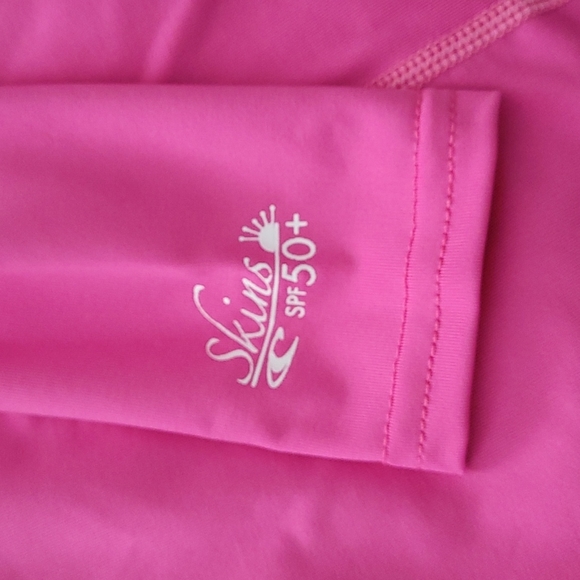 O'Neill Womens Fox Pink Rash Guard/Surf Tee - Picture 4 of 7